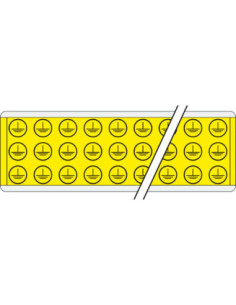  Etiquettes et manchons SIM TER-13 YEL