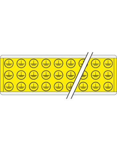  Etiquettes et manchons SIM TER-13 YEL