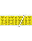  Etiquettes et manchons SIM TER-13 YEL