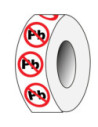  Etiquettes et manchons Pb 15 mm dia - 5000/box