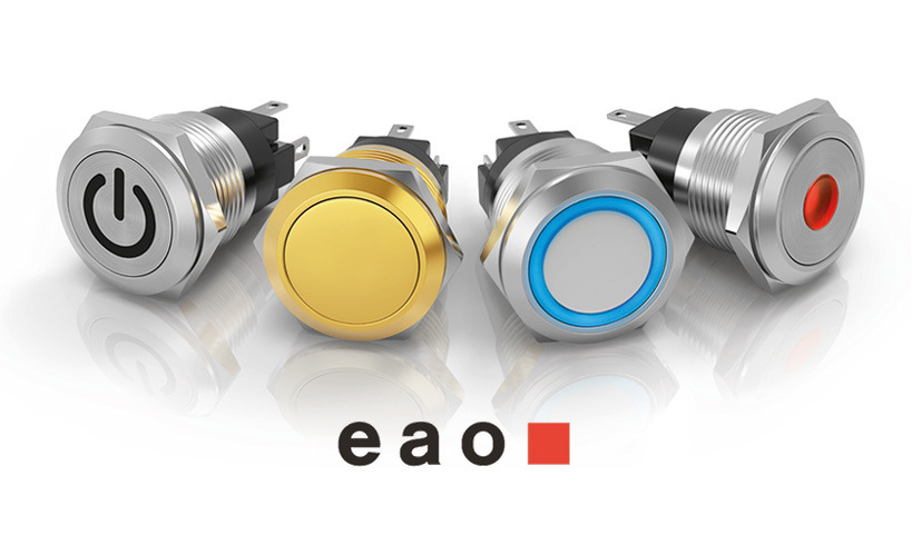 Boutons poussoirs en acier inoxydable par EAO